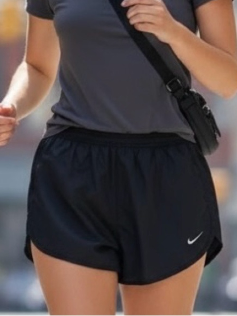 Nike Dri-FIT Tempo Athletic Running Shorts  Nike swoosh logo 
Size: L